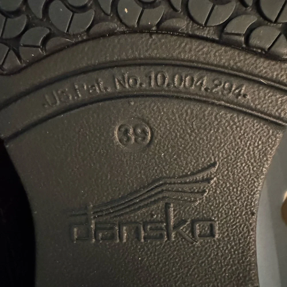 Dansko Brown Leather Mules Supportive Slip-On Clogs - Picture 8 of 12